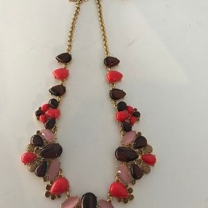 KATE SPADE MULTI-COLOR BIBB STATEMENT NECKLACE